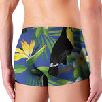 Tropical Keel-Billed Toucan Print Men's Boxer Briefs