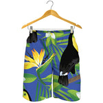 Tropical Keel-Billed Toucan Print Men's Shorts