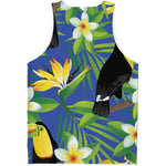 Tropical Keel-Billed Toucan Print Men's Tank Top