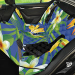 Tropical Keel-Billed Toucan Print Pet Car Back Seat Cover