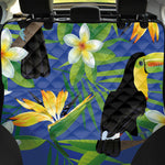 Tropical Keel-Billed Toucan Print Pet Car Back Seat Cover