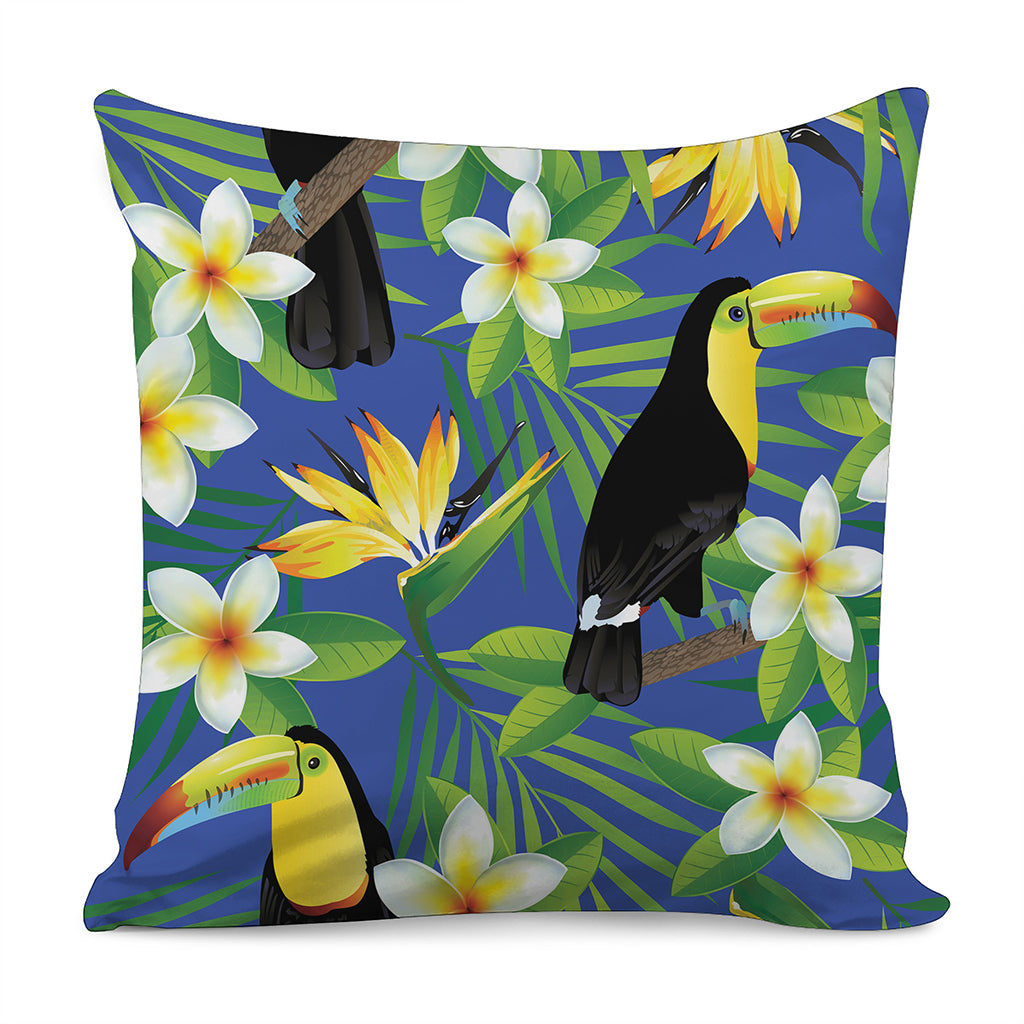 Tropical Keel-Billed Toucan Print Pillow Cover