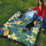 Tropical Keel-Billed Toucan Print Quilt