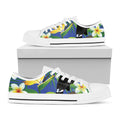 Tropical Keel-Billed Toucan Print White Low Top Sneakers