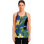 Tropical Keel-Billed Toucan Print Women's Racerback Tank Top