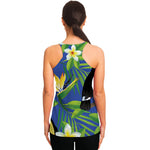 Tropical Keel-Billed Toucan Print Women's Racerback Tank Top