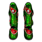 Tropical Leaf Watermelon Pattern Print Muay Thai Shin Guard
