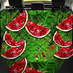 Tropical Leaf Watermelon Pattern Print Pet Car Back Seat Cover