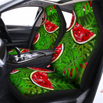 Tropical Leaf Watermelon Pattern Print Universal Fit Car Seat Covers