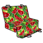 Tropical Leaves Watermelon Pattern Print Pet Car Back Seat Cover