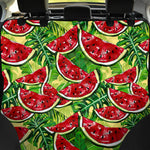 Tropical Leaves Watermelon Pattern Print Pet Car Back Seat Cover