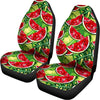 Tropical Leaves Watermelon Pattern Print Universal Fit Car Seat Covers