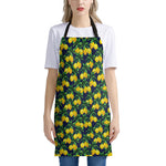 Tropical Lemon Pattern Print Apron