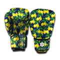 Tropical Lemon Pattern Print Boxing Gloves