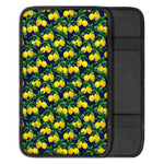 Tropical Lemon Pattern Print Car Center Console Cover