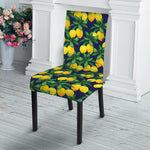 Tropical Lemon Pattern Print Dining Chair Slipcover