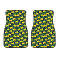 Tropical Lemon Pattern Print Front Car Floor Mats
