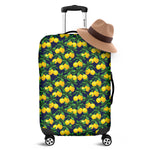 Tropical Lemon Pattern Print Luggage Cover