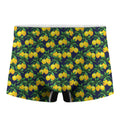 Tropical Lemon Pattern Print Men's Boxer Briefs