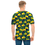 Tropical Lemon Pattern Print Men's T-Shirt