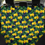 Tropical Lemon Pattern Print Pet Car Back Seat Cover