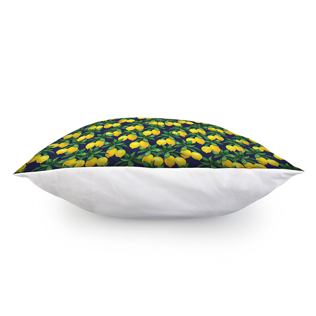 Tropical Lemon Pattern Print Pillow Cover