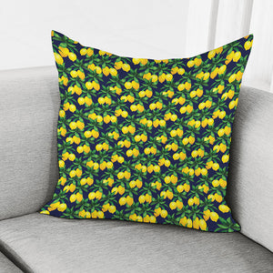 Tropical Lemon Pattern Print Pillow Cover