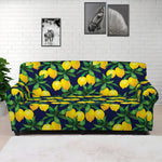 Tropical Lemon Pattern Print Sofa Cover