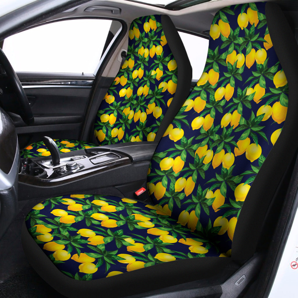 Tropical Lemon Pattern Print Universal Fit Car Seat Covers