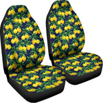 Tropical Lemon Pattern Print Universal Fit Car Seat Covers
