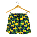 Tropical Lemon Pattern Print Women's Shorts