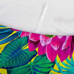 Tropical Lotus Pattern Print Sofa Cover