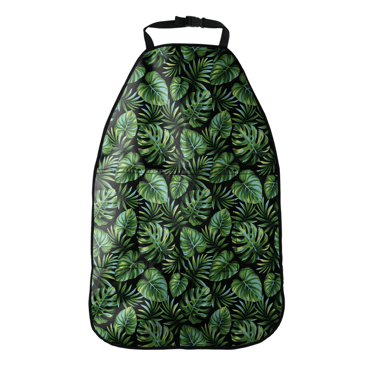 Tropical Monstera Leaves Pattern Print Car Seat Organizers