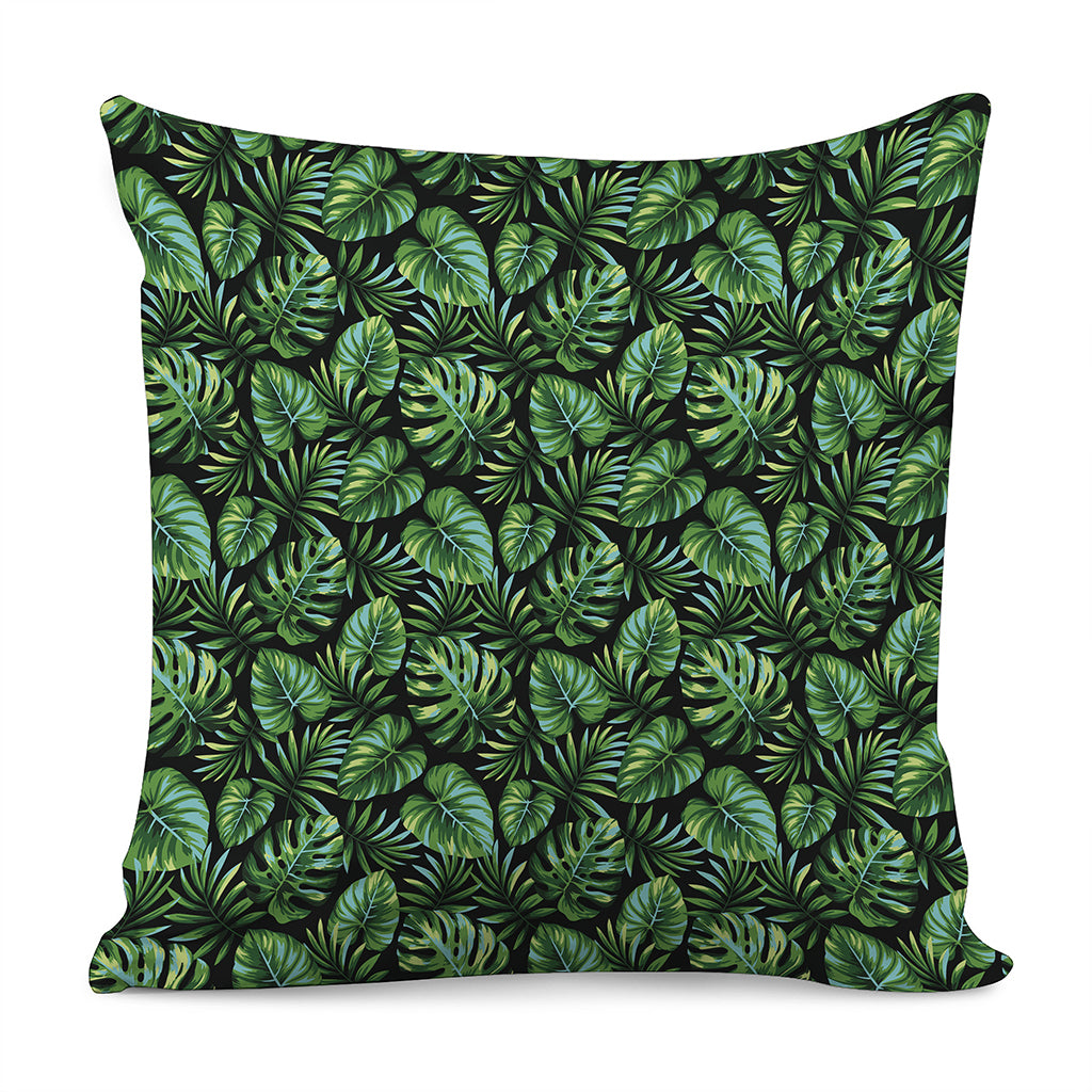 Tropical Monstera Leaves Pattern Print Pillow Cover