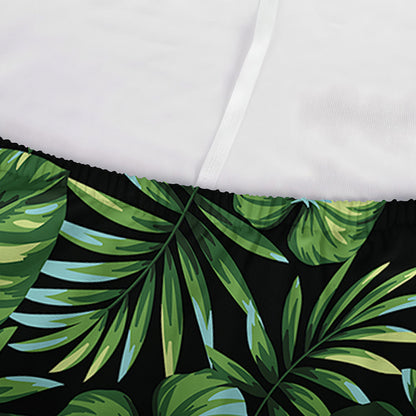 Tropical Monstera Leaves Pattern Print Sofa Cover