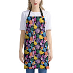 Tropical Palm And Hawaiian Fruits Print Apron