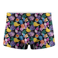 Tropical Palm And Hawaiian Fruits Print Men's Boxer Briefs