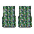 Tropical Palm And Hibiscus Print Front Car Floor Mats