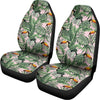 Tropical Palm Leaf And Toucan Print Universal Fit Car Seat Covers