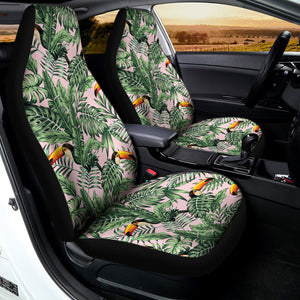 Tropical Palm Leaf And Toucan Print Universal Fit Car Seat Covers