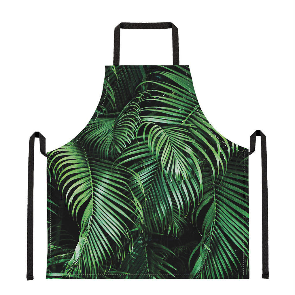 Tropical Palm Leaf Print Apron