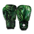 Tropical Palm Leaf Print Boxing Gloves