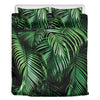 Tropical Palm Leaf Print Duvet Cover Bedding Set