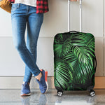 Tropical Palm Leaf Print Luggage Cover