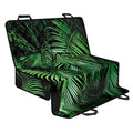 Tropical Palm Leaf Print Pet Car Back Seat Cover