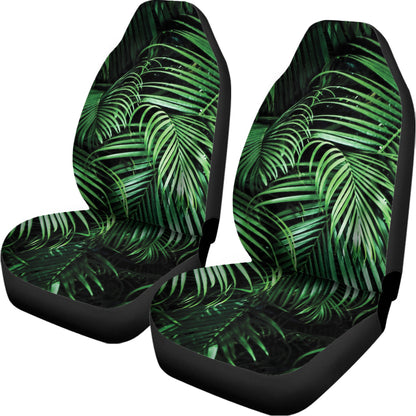 Tropical Palm Leaf Print Universal Fit Car Seat Covers