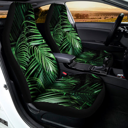 Tropical Palm Leaf Print Universal Fit Car Seat Covers