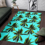 Tropical Palm Tree Pattern Print Area Rug GearFrost