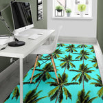 Tropical Palm Tree Pattern Print Area Rug GearFrost