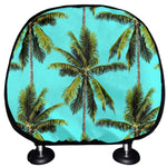 Tropical Palm Tree Pattern Print Car Headrest Covers